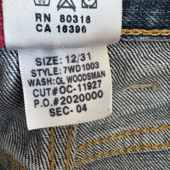 Lucky Brand Sweet N Low Bootcut Jeans Size 12 31 - Picture 6 of 10